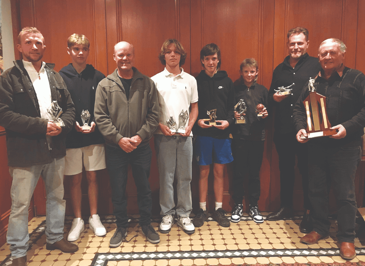 Merton cricketers celebrate