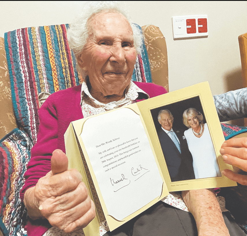 Wendy Selover turns 100